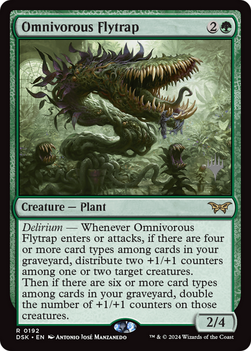 Omnivorous Flytrap (PPDSK-192) - Duskmourn: House of Horror Promos