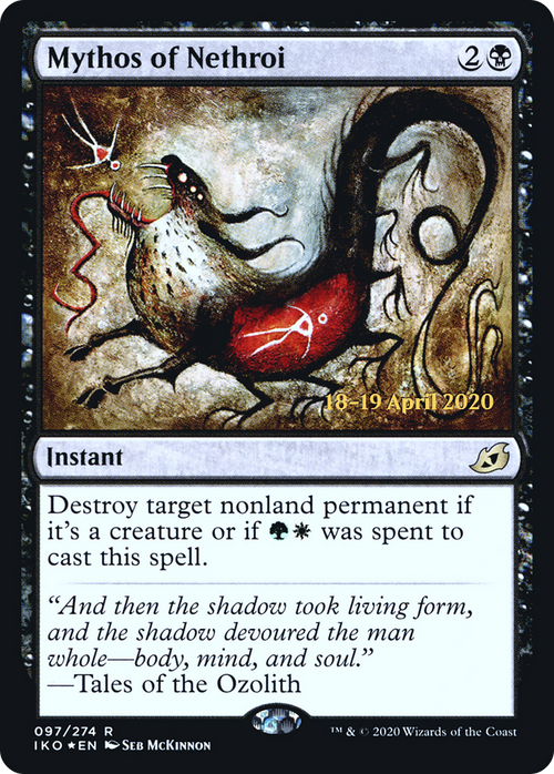 Mythos of Nethroi (PRE-97S) - Ikoria: Lair of Behemoths Promos Foil