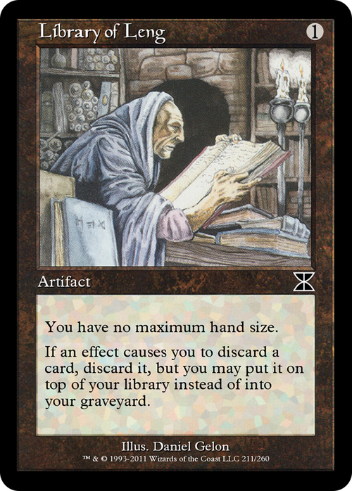 Library of Leng (ME4-211) - Masters Edition IV Foil
