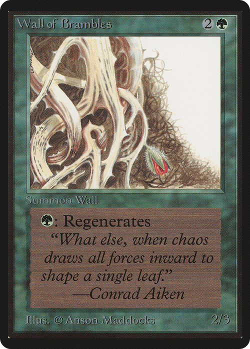 Wall of Brambles (LEB-) - Limited Edition Beta
