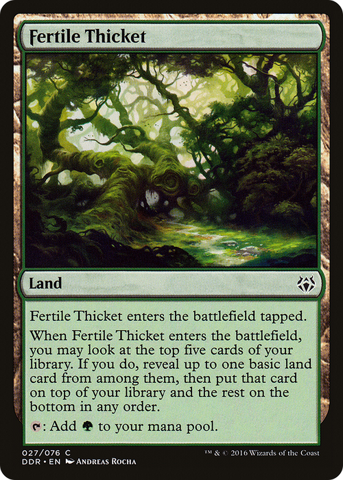 Fertile Thicket (DDR-027) - Duel Decks: Nissa vs. Ob Nixilis