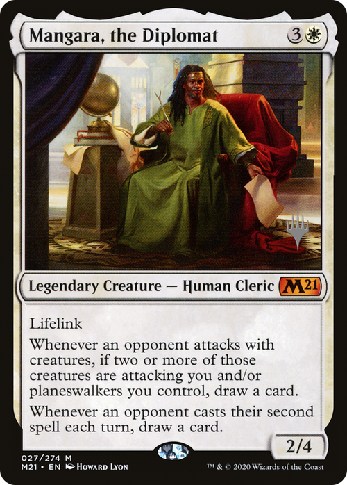 Mangara, the Diplomat (PPM21-27P) - Core Set 2021 Promos Foil