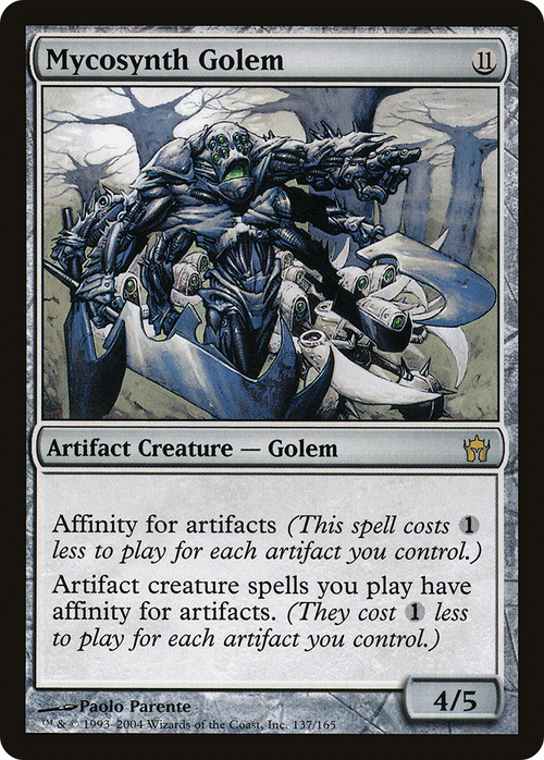 Mycosynth Golem (5DN-137) - Fifth Dawn Foil