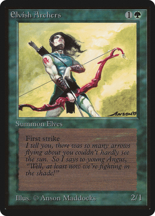 Elvish Archers (LEB-) - Limited Edition Beta