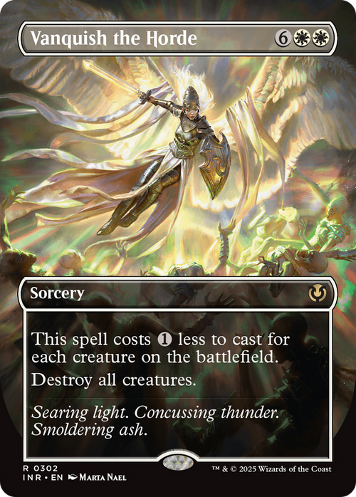Vanquish the Horde (Borderless) (INR-302) - Innistrad Remastered Foil