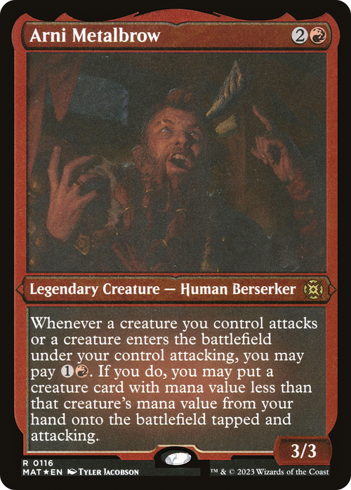 Arni Metalbrow (Foil Etched) (MAT-116) - March of the Machine: The Aftermath Foil
