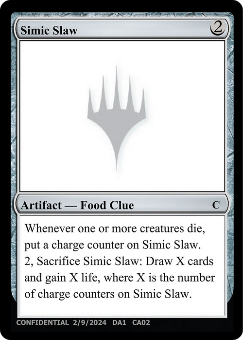 Simic Slaw (UNK-CAB) - Unknown Event