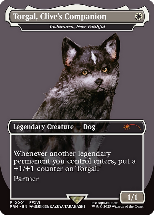 Yoshimaru, Ever Faithful (MFP-005) - MagicFest Cards / Torgal, Clive's Companion (Borderless)