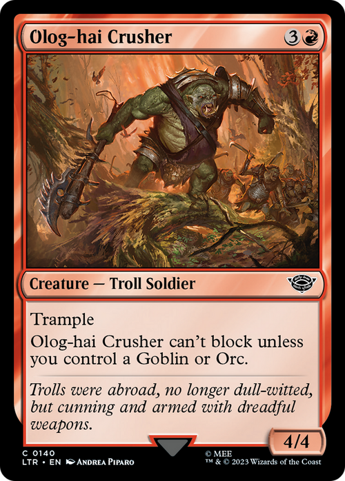 Olog-Hai Crusher (LTR-140) - The Lord of the Rings: Tales of Middle-earth