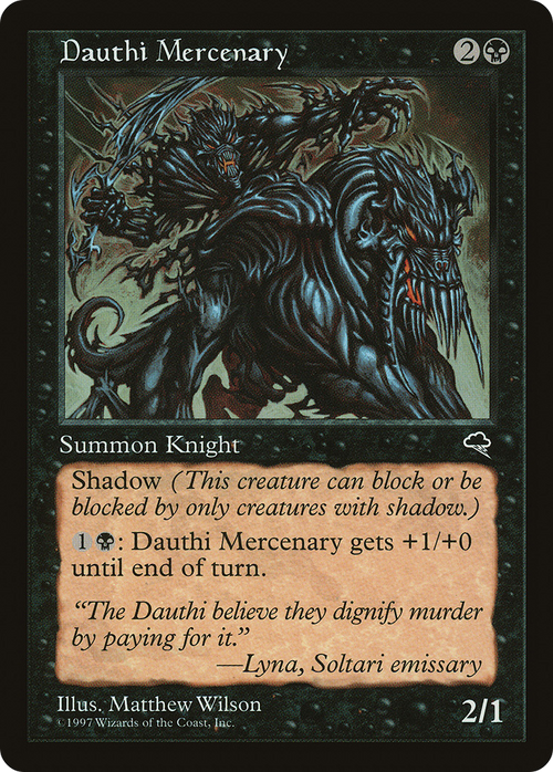 Dauthi Mercenary (TMP-124) - Tempest