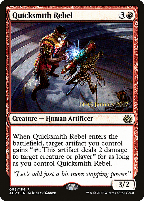 Quicksmith Rebel (PRE-93S) - Aether Revolt Promos Foil