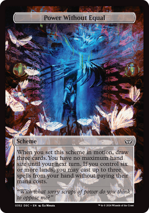 Power Without Equal (Full Art) (A:DSC-352) - Duskmourn: House of Horror Commander