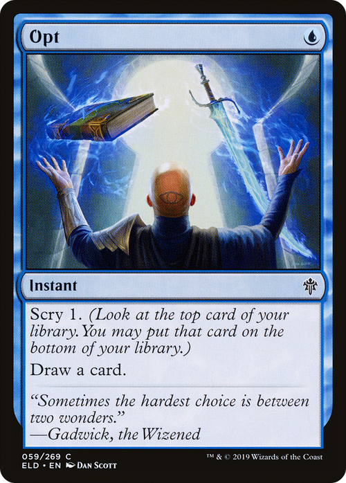 Opt (ELD-059) - Throne of Eldraine
