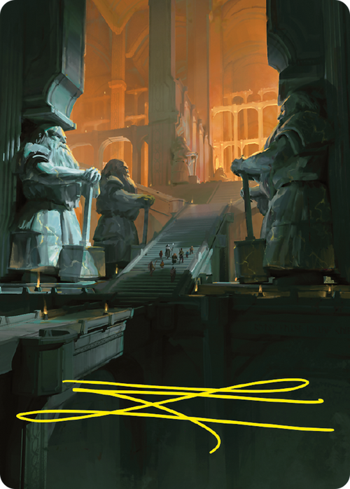 Mines of Moria // Mines of Moria (ALTR-056) - Tales of Middle-earth Art Series (Borderless) Foil