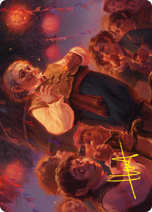 Bilbo, Retired Burglar // Bilbo, Retired Burglar (ALTR-014) - Tales of Middle-earth Art Series (Borderless) Foil