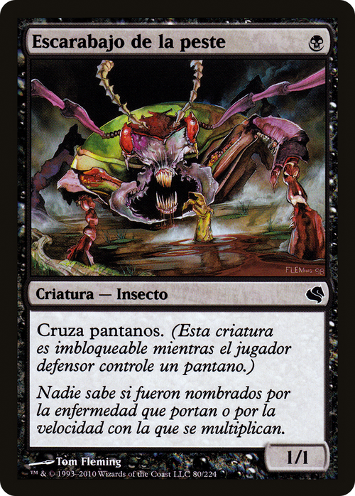 Plague Beetle (Spanish) - "Escarabajo de la peste" (PS11-080) - Salvat 2011