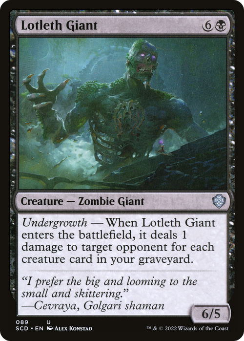 Lotleth Giant (SCD-089) - Starter Commander Decks