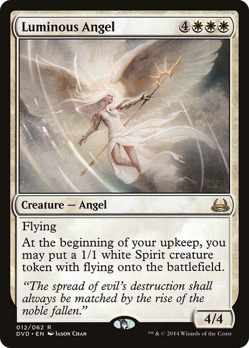 Luminous Angel (DD3-012) - Duel Decks Anthology: Divine vs. Demonic