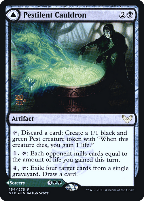 Pestilent Cauldron (PRE-154S) - Strixhaven: School of Mages Promos Foil