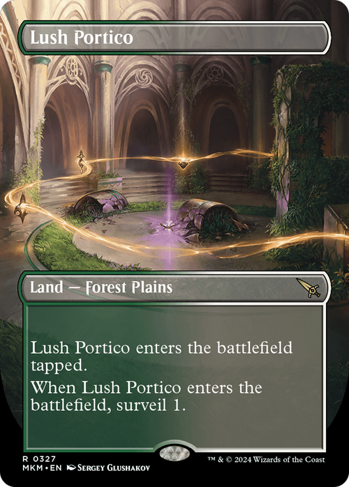 Lush Portico (Borderless) (MKM-327) - Murders at Karlov Manor