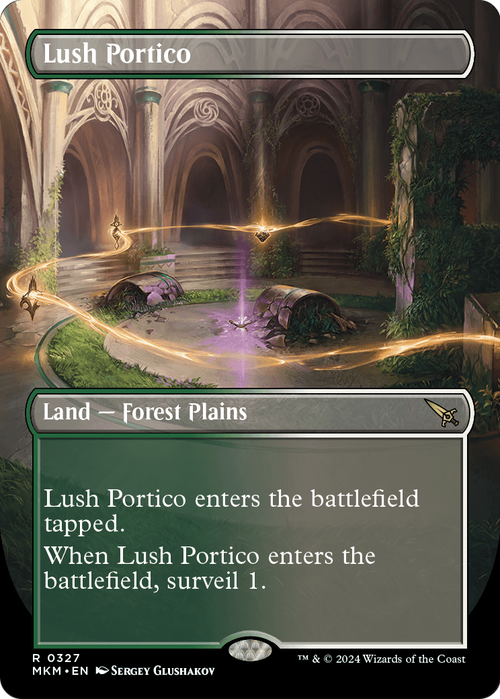Lush Portico (Borderless) (MKM-327) - Murders at Karlov Manor