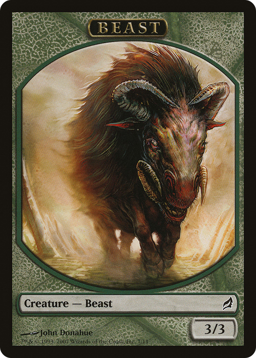 Beast Token (LRW-007) - Lorwyn Tokens