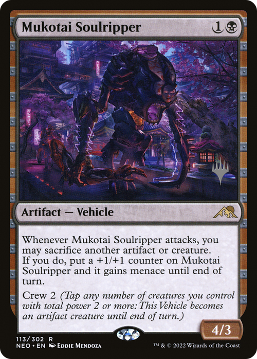 Mukotai Soulripper (PPNEO-113) - Kamigawa: Neon Dynasty Promos
