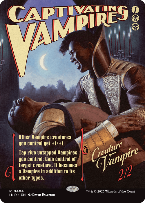 Captivating Vampire (Showcase) (INR-484) - Innistrad Remastered: (Showcase) (Borderless)