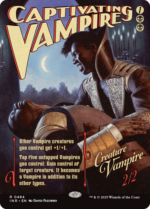 Captivating Vampire (Showcase) (INR-484) - Innistrad Remastered: (Showcase) (Borderless)