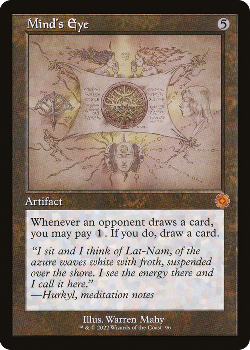 Mind's Eye (Schematic) (BRR-096) - The Brothers' War Retro Artifacts Foil