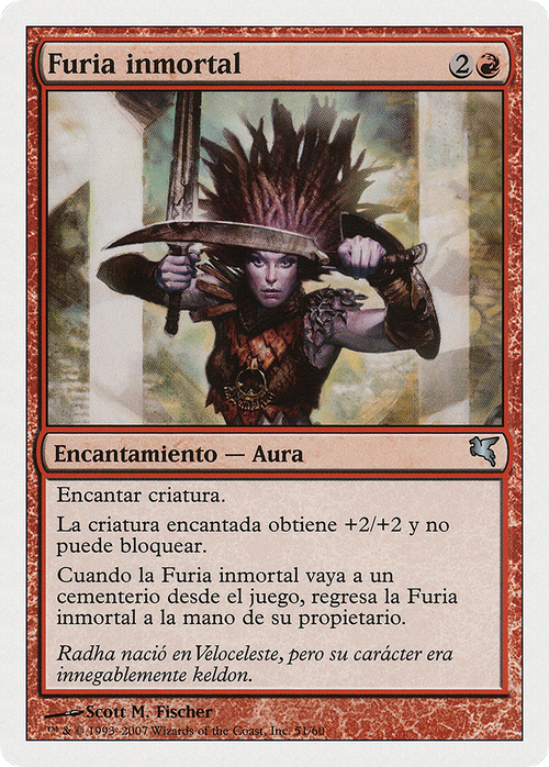 Undying Rage (Spanish) - "Furia inmortal" (PSAL-I51) - Salvat 2005