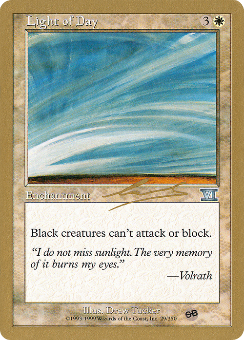 Light of Day - 2000 Nicolas Labarre (6ED) (SB) (WCD-) - World Championship Decks 2000