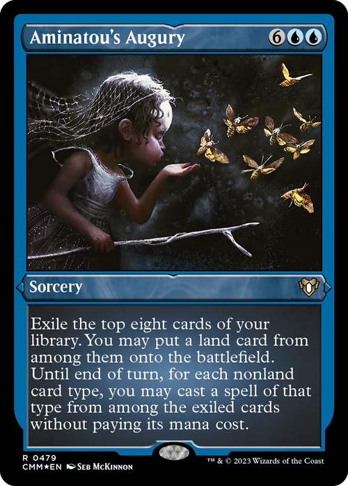 Aminatou's Augury (Foil Etched) (CMM-479) - Commander Masters Foil