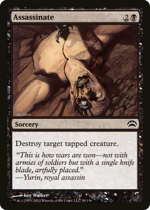 Assassinate (PC2-030) - Planechase 2012 Foil