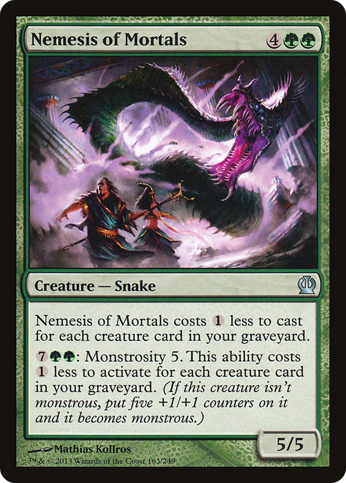 Nemesis of Mortals (THS-163) - Theros Foil