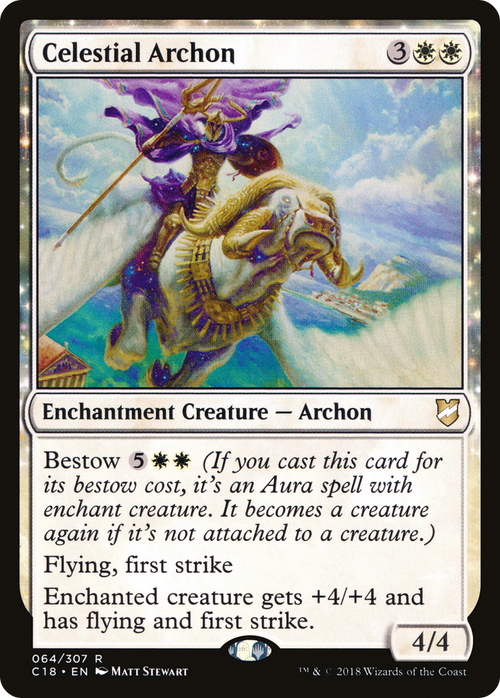 Celestial Archon (C18-064) - Commander 2018: (enchantment)