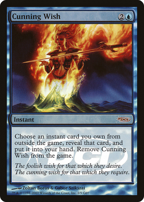 Cunning Wish (JDG-002) - Judge Gift Cards 2007 Foil