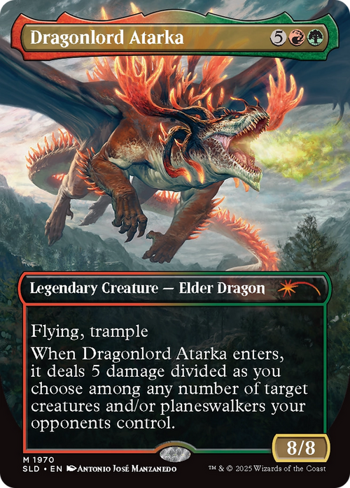 Dragonlord Atarka (SLD-1970) - Secret Lair Drop (Borderless)
