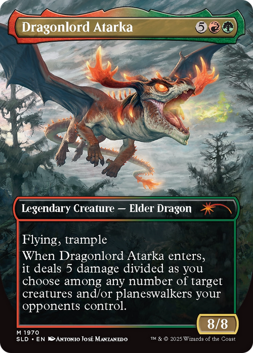 Dragonlord Atarka (SLD-1970) - Secret Lair Drop (Borderless)