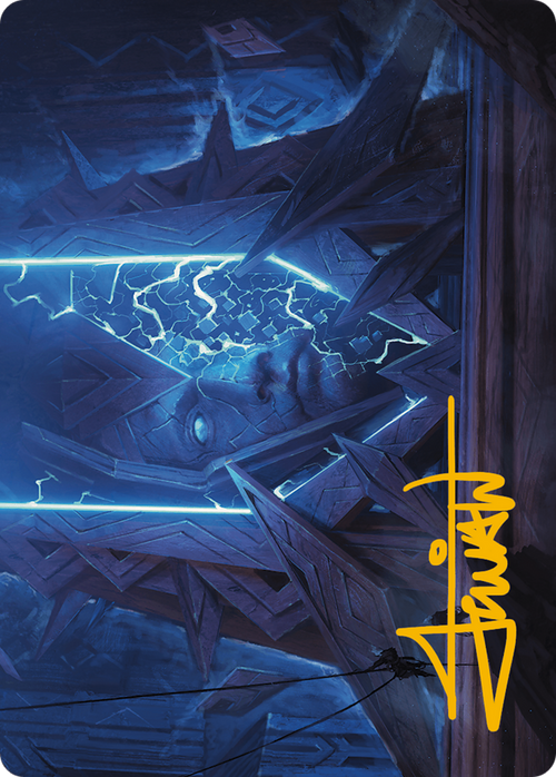 Stone Idol Generator // Stone Idol Generator (AMH3-035) - Modern Horizons 3 Art Series (Borderless)