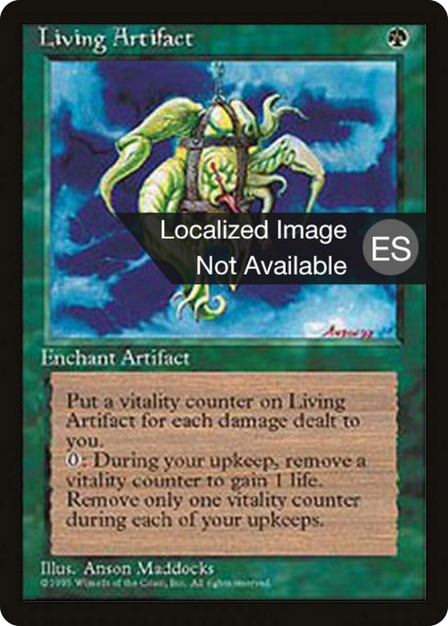 Living Artifact (4BB-) - Fourth Edition Foreign Black Border