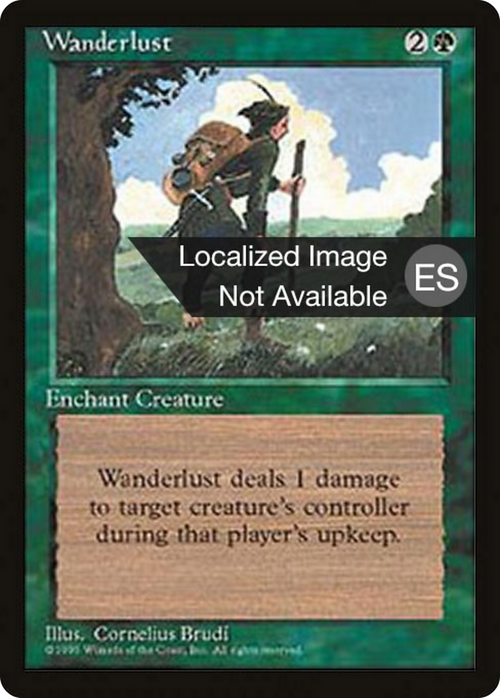 Wanderlust (4BB-) - Fourth Edition Foreign Black Border