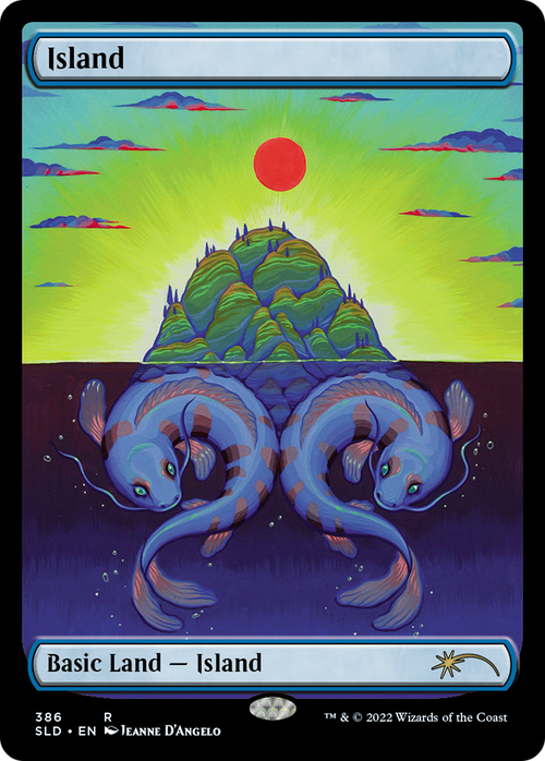 Island (386) (SLD-386) - Secret Lair Drop Foil