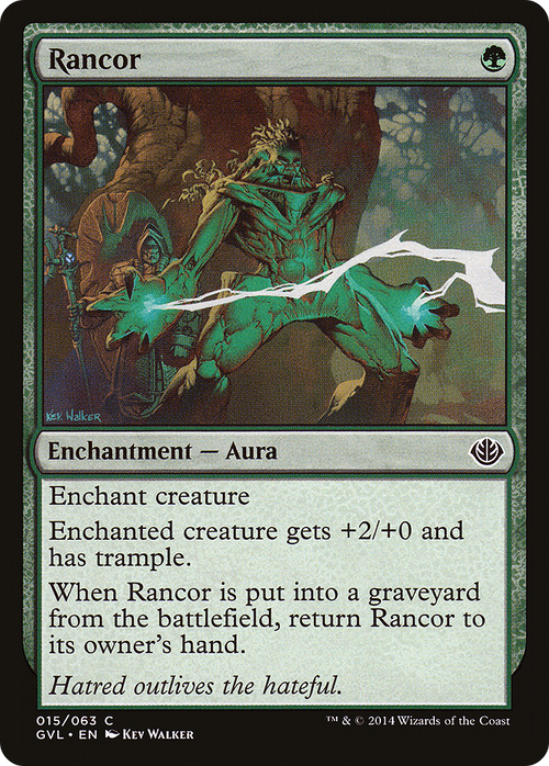 Rancor (DD3-015) - Duel Decks Anthology: Garruk vs. Liliana