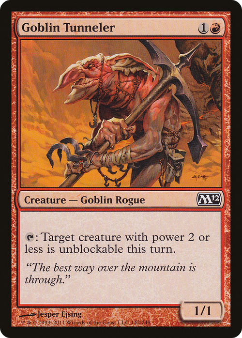 Goblin Tunneler (M12-142) - Magic 2012 Foil