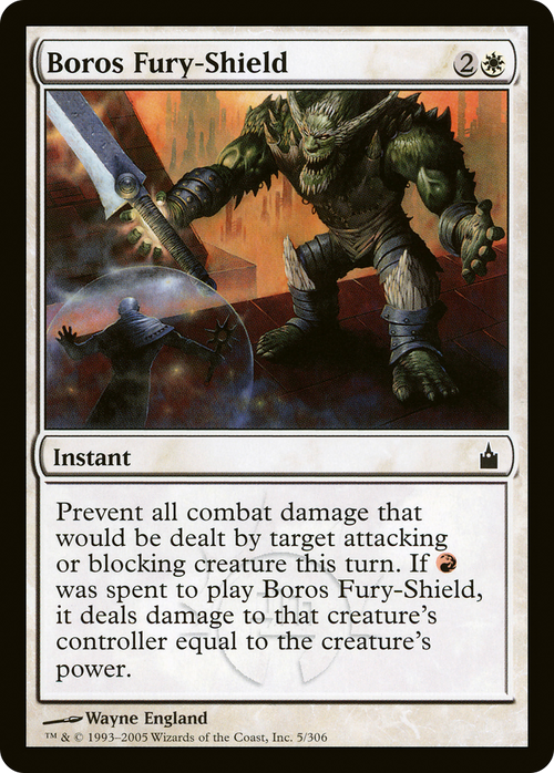 Boros Fury-Shield (RAV-005) - Ravnica: City of Guilds Foil