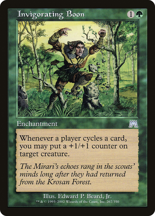 Invigorating Boon (ONS-267) - Onslaught Foil