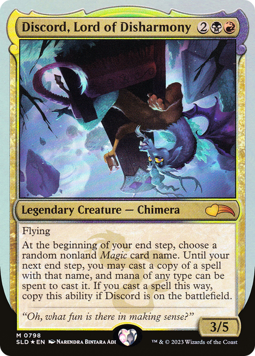 Discord, Lord of Disharmony (SLD-798) - Secret Lair Drop