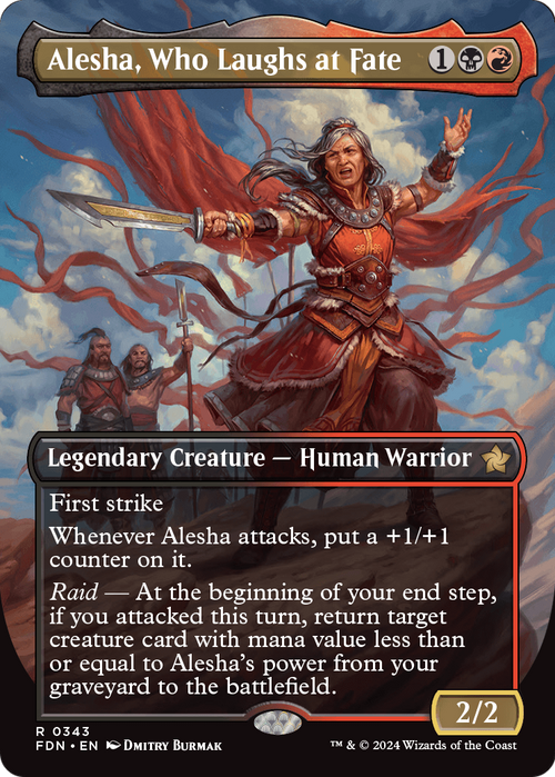 Alesha, Who Laughs at Fate (Borderless) (FDN-343) - Foundations