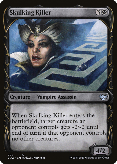 Skulking Killer (Showcase) (VOW-296) - Innistrad: Crimson Vow: (Showcase)